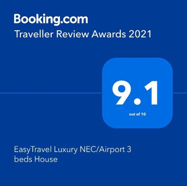 Easytravel Luxury Nec/Airport 3 Beds House Apartment Birmingham Exterior photo